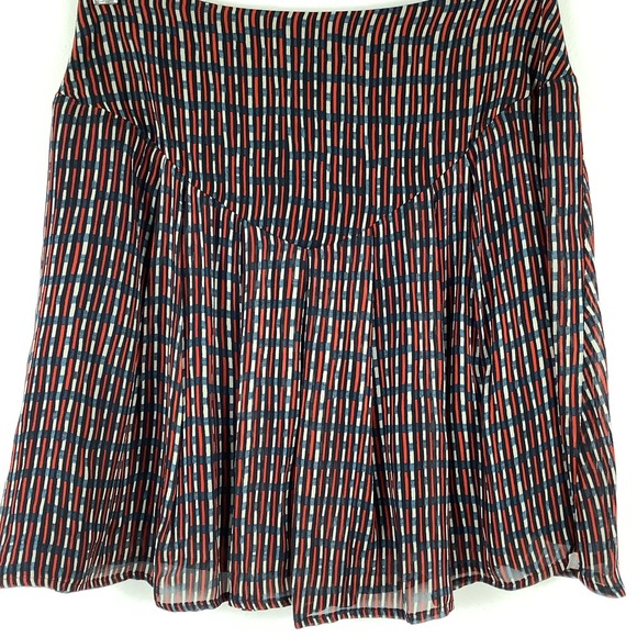 FiveSeventyFive Geometric Print Mini Skirt in Blue - Picture 3 of 5